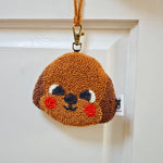 Toy Poodle Dog Keychain