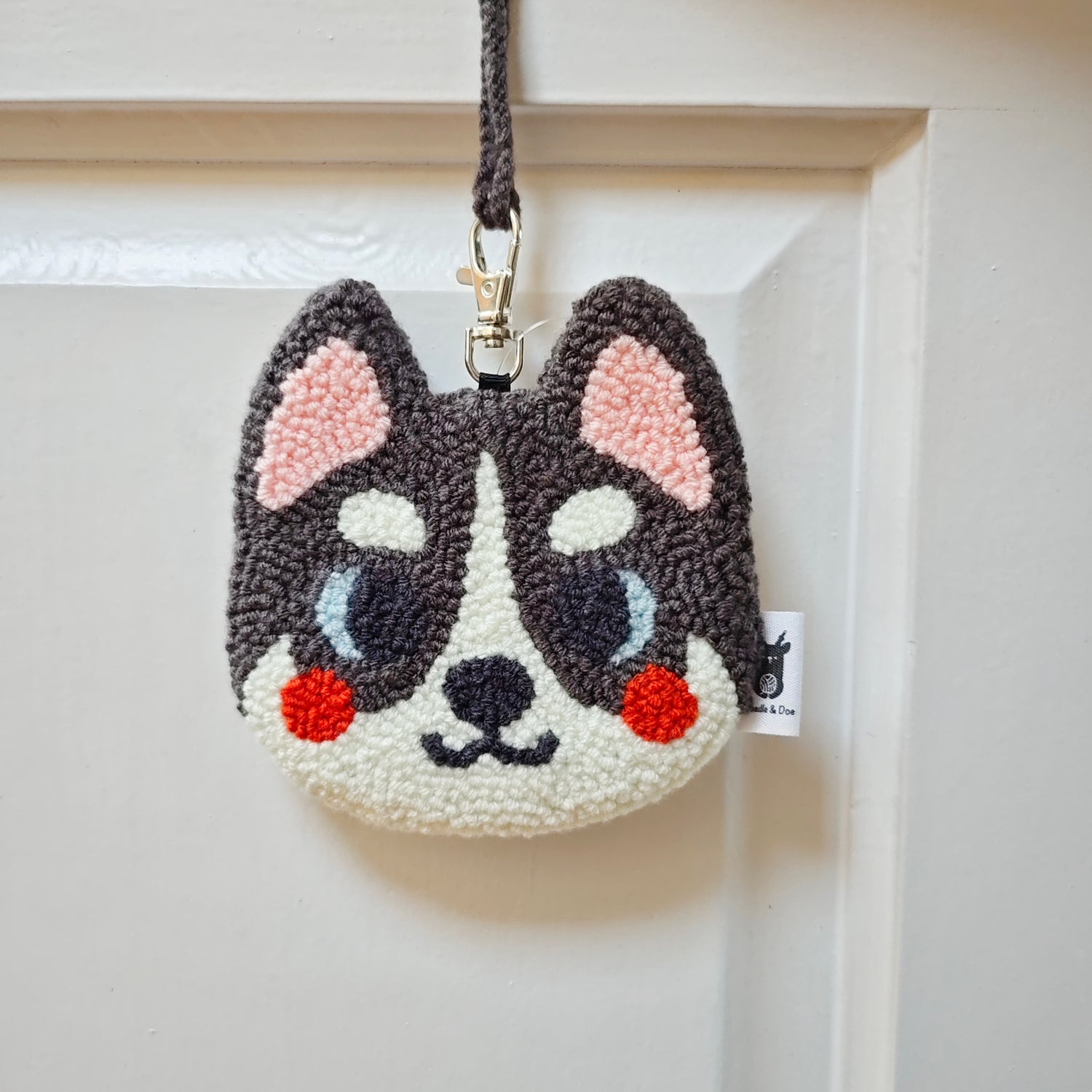 Siberian husky Dog Keychain