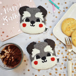 Schnauzer dog coaster - Needle & Doe