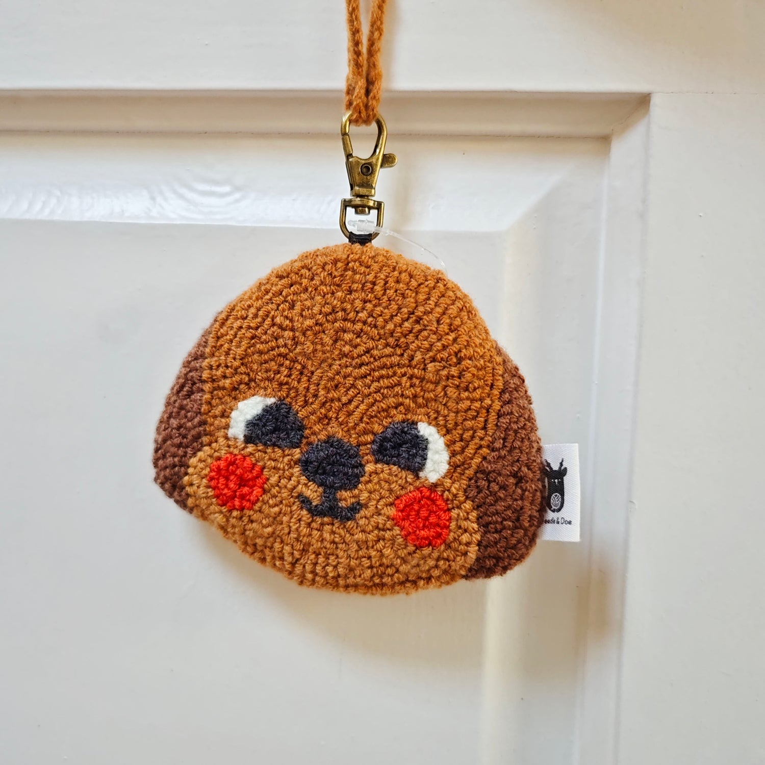 Toy Poodle Dog Keychain