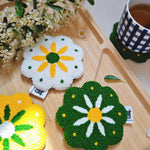 Sunny Ecstasy Floral Coaster - Needle & Doe