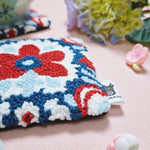 Indigo Elegance Floral Coaster - Needle & Doe