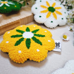 Sunny Ecstasy Floral Coaster - Needle & Doe